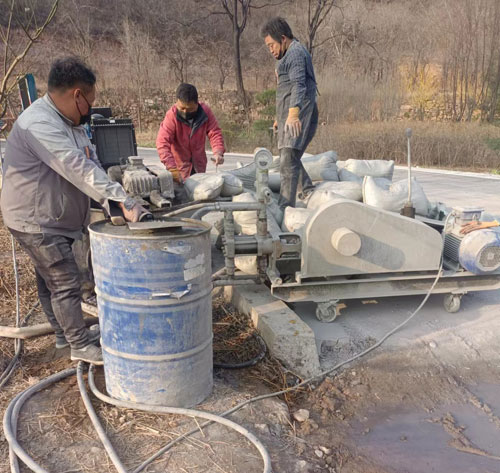 循化路面下沉注浆